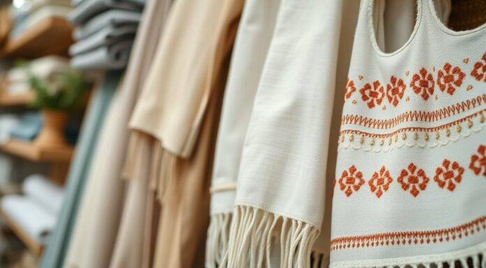 Katoen en broderie: stijlvolle en duurzame textielkeuzes